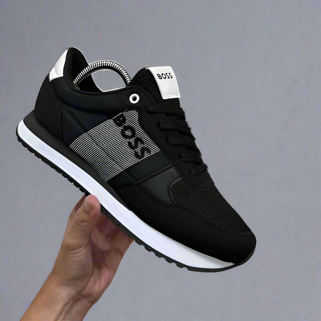 Adidași BOSS Negru – Minimalism Premium cu Atitudine Urbană