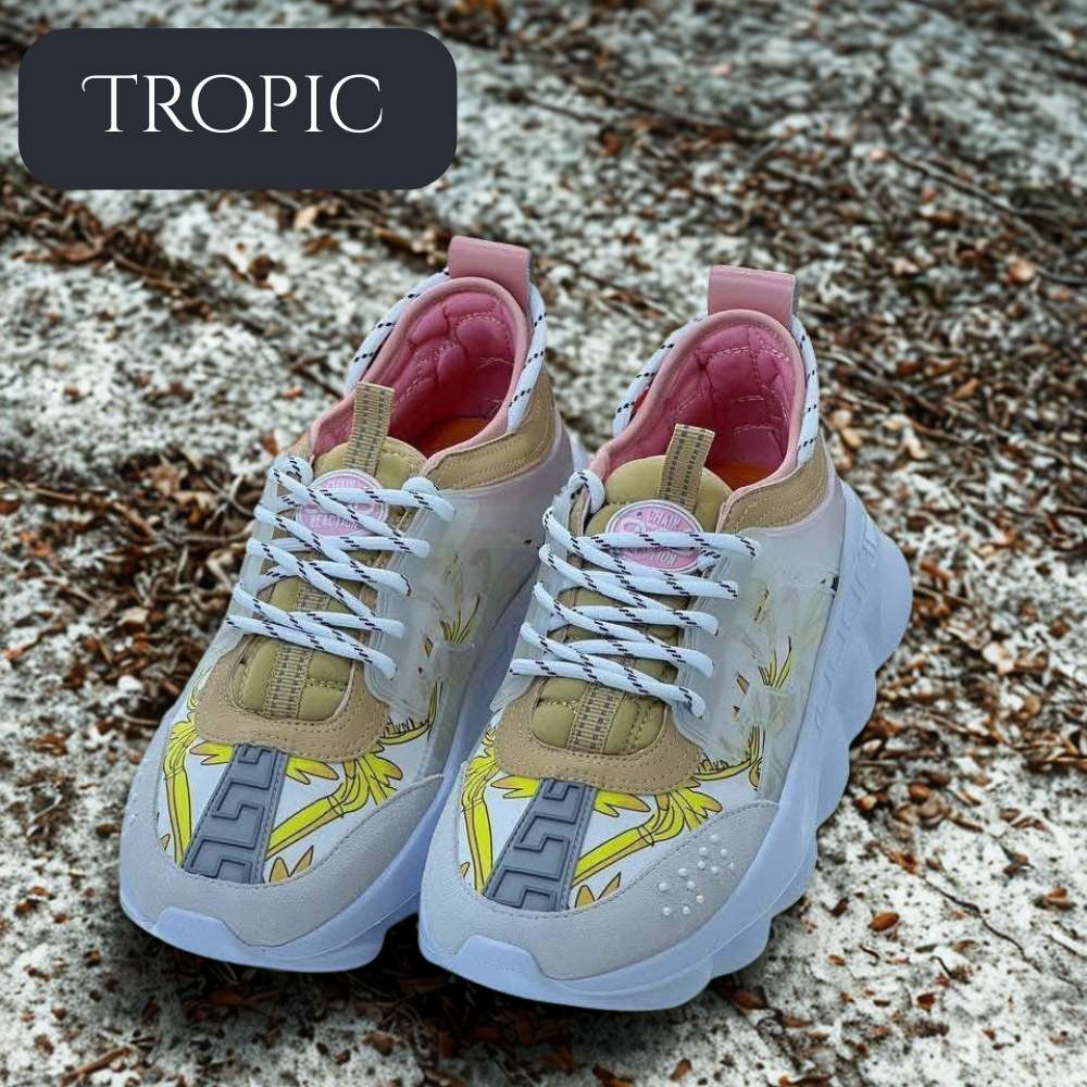 Adidași Versace Odissea CLS – Explozie de Culoare, Lux Fără Compromis