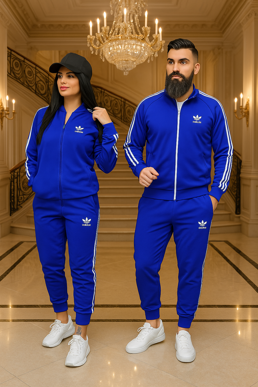 Trening Adidas Albastru Pentru El si Ea