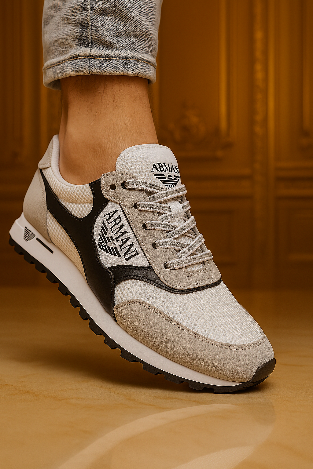 Adidași Armani pentru Bărbați – Eleganță Italiană și Confort de Lux