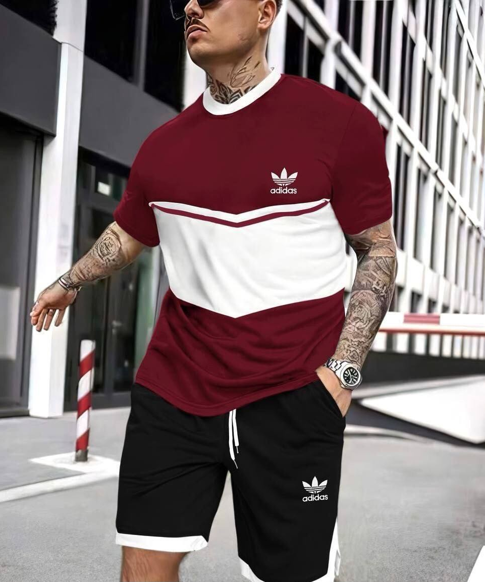 Compleu bărbătesc Adidas – model casual sport, două piese