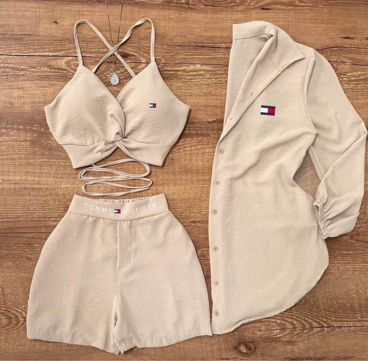 Set damă Tommy Hilfiger – Compleu 3 piese casual chic