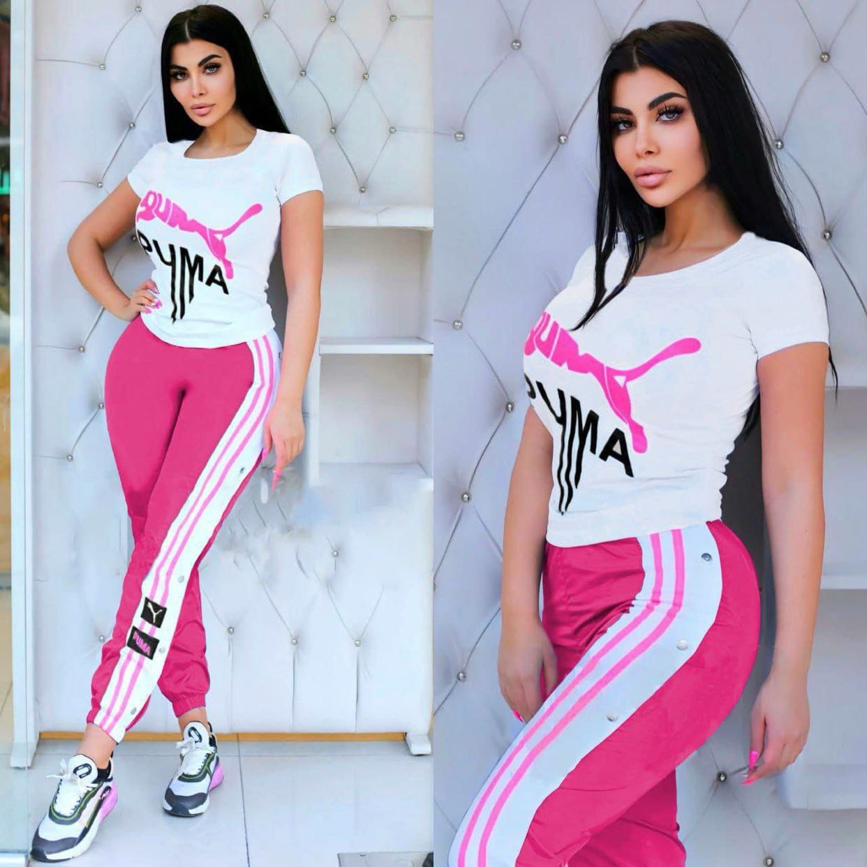 Set damă PUMA – Trening fashion sport, două piese vara