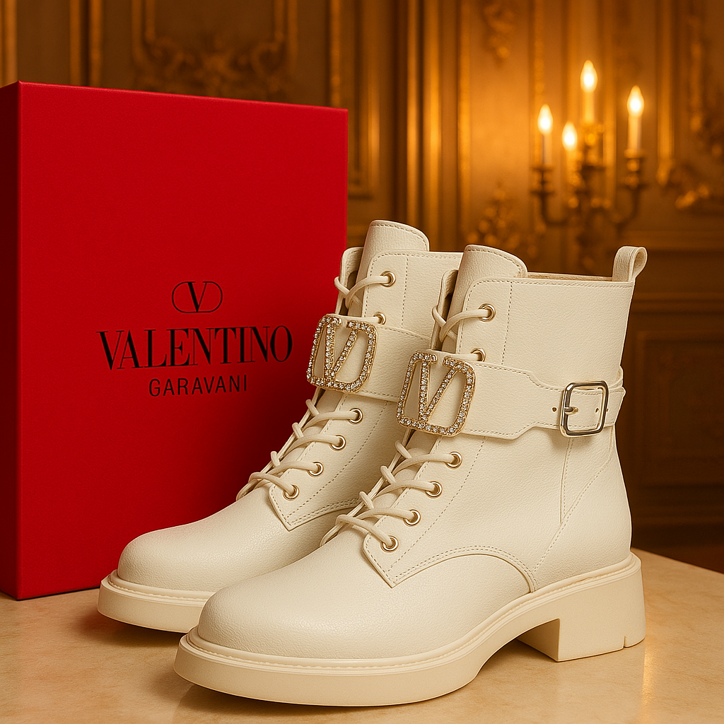 Ghete din piele Valentino Garavani